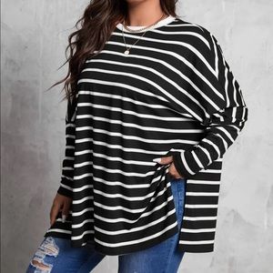 Plus size batwing Top